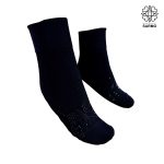 جوراب دو ربع میس لی ضخیم 120 - طرح پروانه