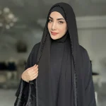 شال کلاهدار جواهردوزی - Image 2