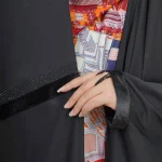 چادر عربی مدل مخمل لاینی افقی