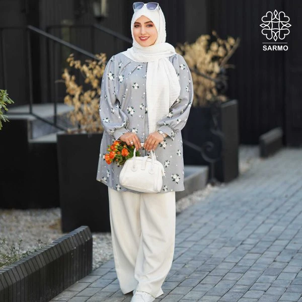 شومیز مخمل بابونه - تصویر 2