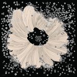 روسری ابریشم توییل شکوفه - Image 3