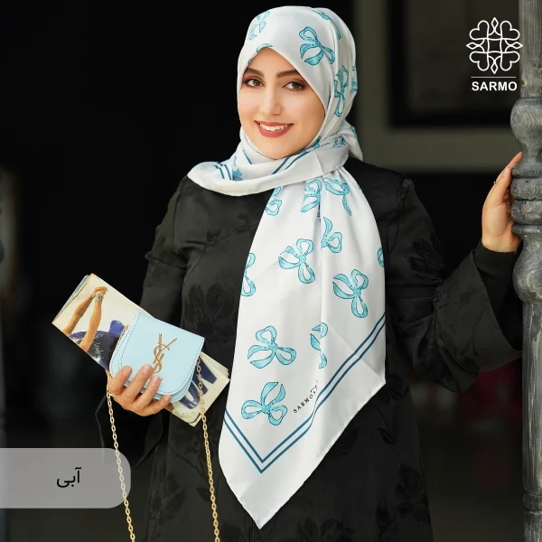 روسری ابریشم توییل ریبان - تصویر 25