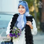روسری ساتن ابریشم ابرا - Image 35