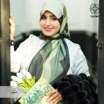 روسری ساتن ابریشم ابرا - Image 32