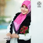روسری ساتن ابریشم ابرا - Image 16