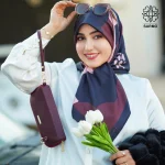 روسری ساتن ابریشم ابرا