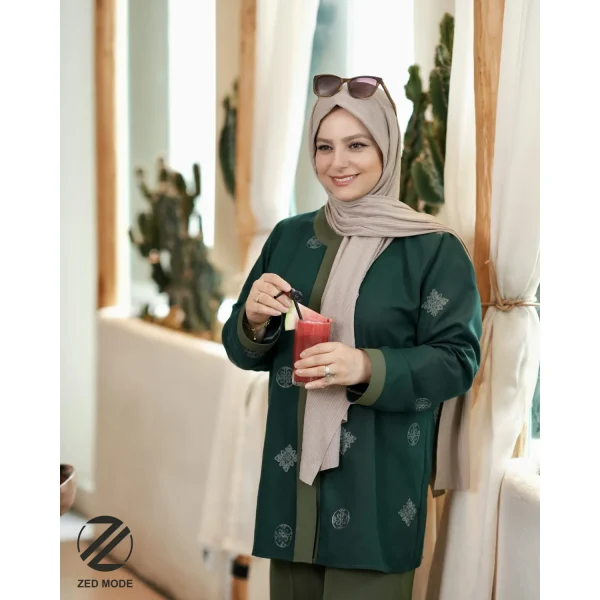 تونیک تک گلدوزی شده استایل z61 - تصویر 3