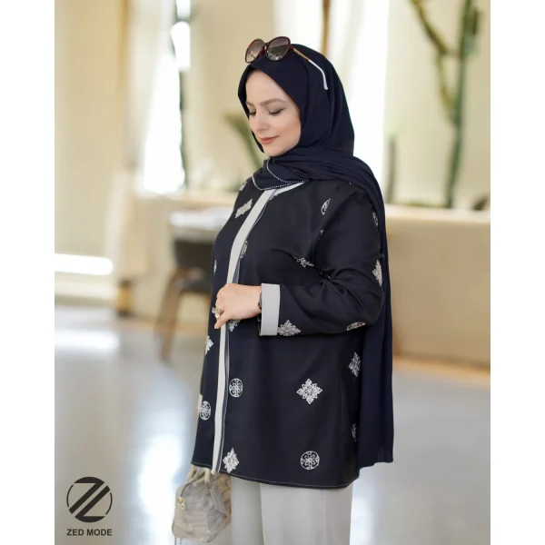 تونیک تک گلدوزی شده استایل z61 - تصویر 8