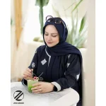 تونیک شلوار سرمه ای طوسی استایل z61 - Image 2