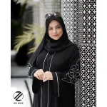 عبا مشکی گلدوزی مجلسی استایل z71