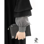 عبا با خرجکار چهارخونه استایلz69 - Image 3