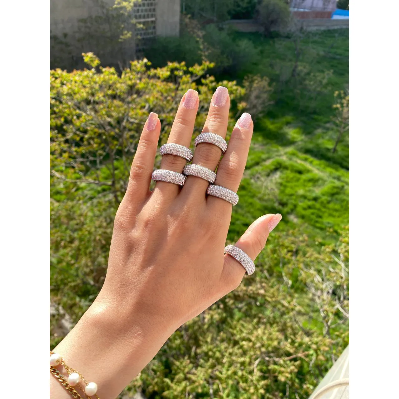 انگشتر-نگین-باران-۱۶-123-176 انگشتر نگین باران ۱۶ - Image 1