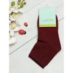 جوراب نیم ساق نخی لیمون - Image 5