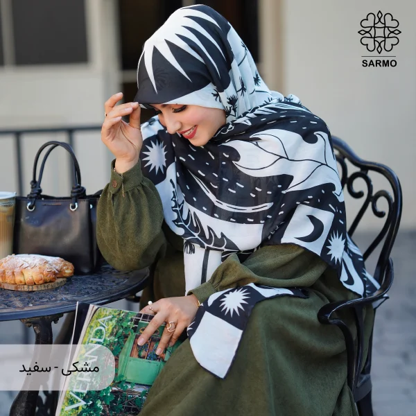 روسری نخ پنبه قاصدک اقتصادی - تصویر 20