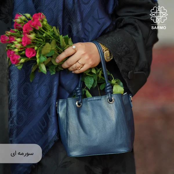کیف دستی دوشی گره ای - تصویر 8