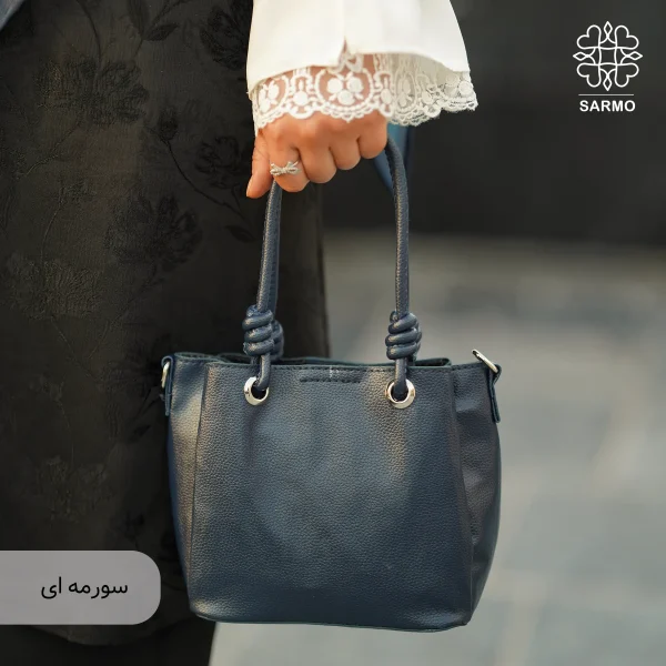 کیف دستی دوشی گره ای - تصویر 9