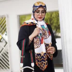 روسری ابریشم توییل کالسکه ای - Image 3