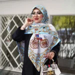 روسری ابریشم توییل کالسکه ای - Image 8