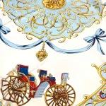 روسری ابریشم توییل کالسکه ای - Image 9