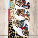 روسری ابریشم توییل کالسکه ای - Image 10