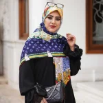 روسری ابریشم وارداتی توییل برج ایفل - Image 3