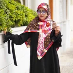 روسری ابریشم وارداتی توییل برج ایفل - Image 7