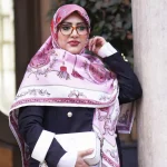 روسری ابریشم وارداتی توییل زنجیر