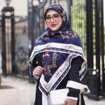 روسری ابریشم وارداتی توییل زنجیر - Image 8