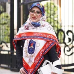 روسری ابریشم وارداتی توییل زنجیر - Image 9