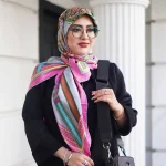 روسری ابریشم وارداتی توییل پاپیون - Image 4