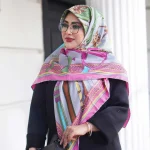 روسری ابریشم وارداتی توییل پاپیون - Image 5