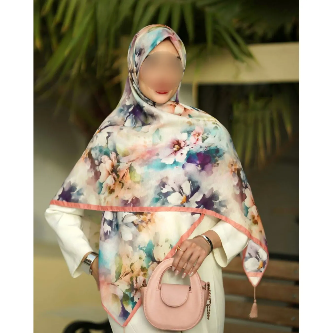 روسری-بنفشه-65 روسری بنفشه - Image 1