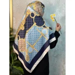 روسری ساتن ابریشم سورینا - Image 4