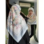 روسری ساتن ابریشم لاله - Image 5