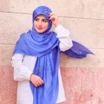 روسری نخ ابریشم ژاکارد روما طرح  Dior