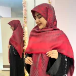 روسری نخ ابریشم ژاکارد روما طرح  Dior - Image 5