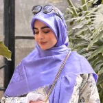 روسری نخ ابریشم ژاکارد روما گل