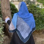 روسری نخ حریر ترنگ رنگی - Image 2