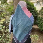 روسری نخ حریر ترنگ رنگی - Image 13