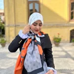 روسری نخ حریر ترنگ ولنتی - Image 2