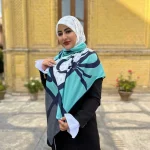 روسری نخ حریر ترنگ ولنتی - Image 8