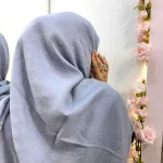 روسری نخ وال اسلپ نگین بارانی - Image 13