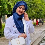 روسری نخ وال اسلپ نگین بارانی