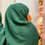 روسری نخ وال اسلپ نگین بارانی - Image 17