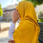 روسری نخ وال اسلپ نگین بارانی - Image 19