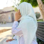 روسری نخ وال اسلپ نگین بارانی - Image 3