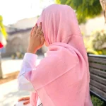 روسری نخ وال اسلپ نگین بارانی - Image 24