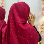 روسری نخ وال اسلپ نگین بارانی - Image 27