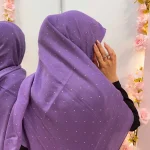 روسری نخ وال اسلپ نگین بارانی - Image 29