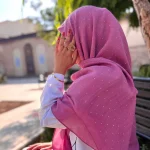 روسری نخ وال اسلپ نگین بارانی - Image 30